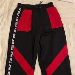 Black & red sweatpants